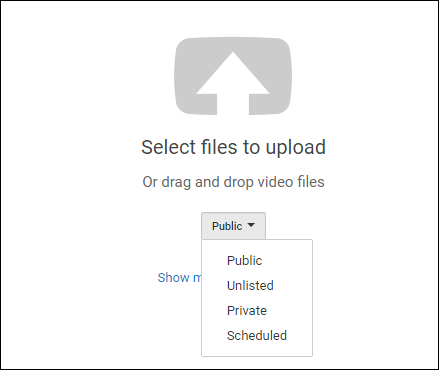 Tùy chọn bảo mật của youtube