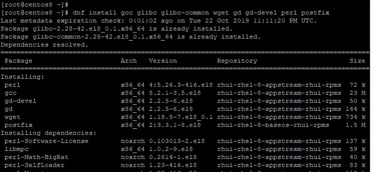 Cài đặt-các-gói-cần-thiết-CentOS8