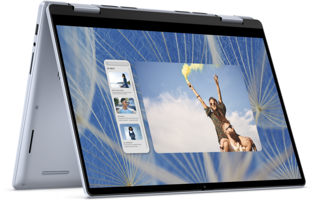 Dell Inspiron 14 Plus 2-in-1 màu xanh Ice Blue, xoay gập màn hình