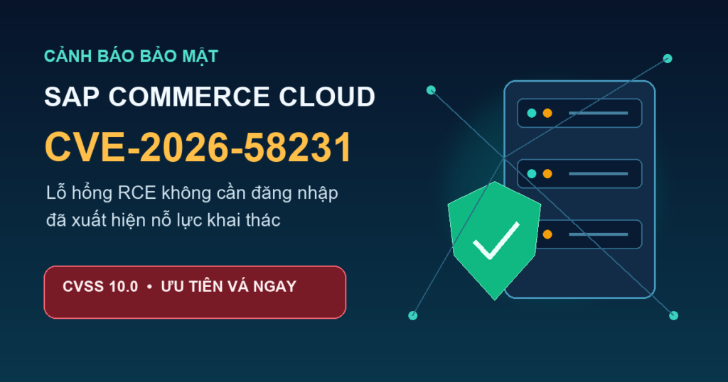 Cảnh báo lỗ hổng SAP Commerce Cloud CVE-2026-58231 mức CVSS 10.0