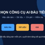 Cách chọn công cụ AI cho người mới theo việc, dữ liệu, giá và kiểm tra