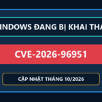 Cảnh báo CVE-2026-96951 trên Windows đang bị khai thác
