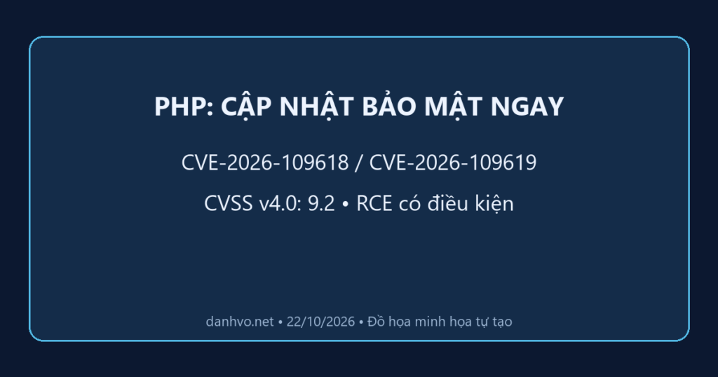 PHP vá khẩn CVE-2026-109618 và CVE-2026-109619, CVSS 9.2